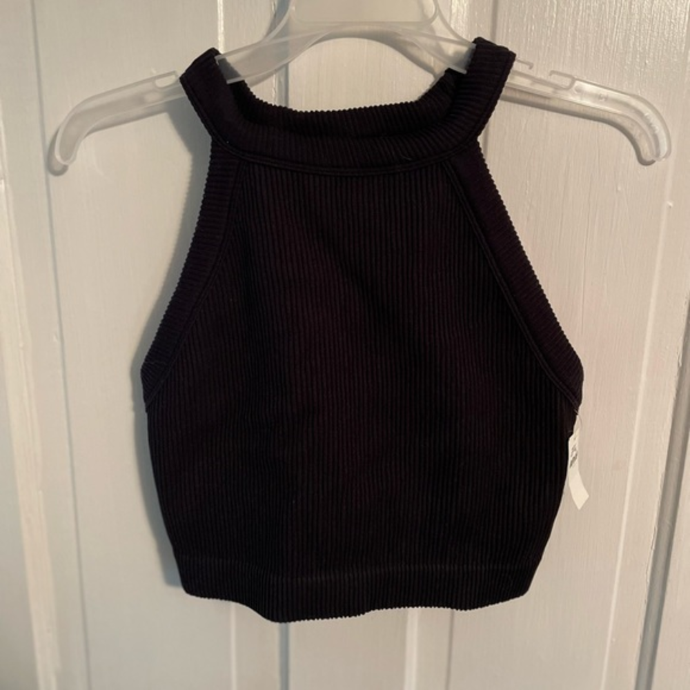 Aerie‎ Superchill Seamless High Neck Bra Top